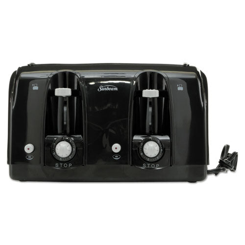 Extra Wide Slot Toaster, 4-slice, 11 3-4 X 13 3-8 X 8 1-4, Black