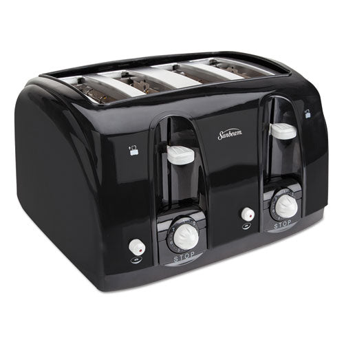 Extra Wide Slot Toaster, 4-slice, 11 3-4 X 13 3-8 X 8 1-4, Black