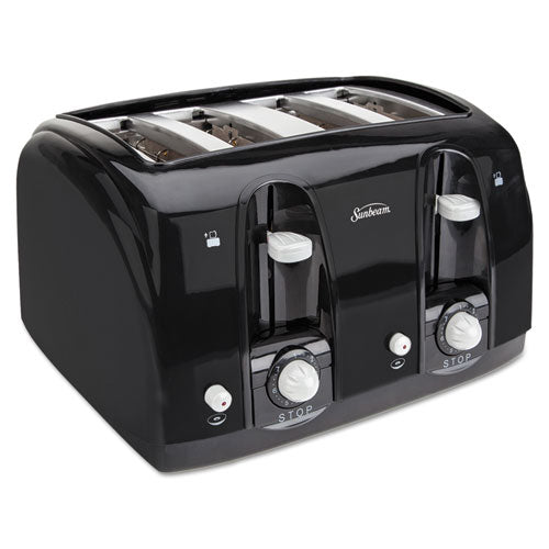 Extra Wide Slot Toaster, 4-slice, 11 3-4 X 13 3-8 X 8 1-4, Black