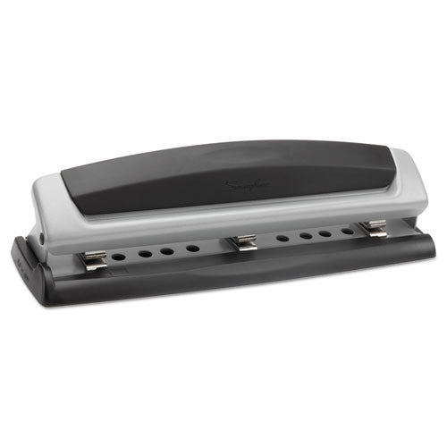 10-sheet Precision Pro Desktop Two-to-three-hole Punch, 9-32" Holes