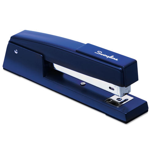 747 Classic Full Strip Stapler, 20-sheet Capacity, Royal Blue