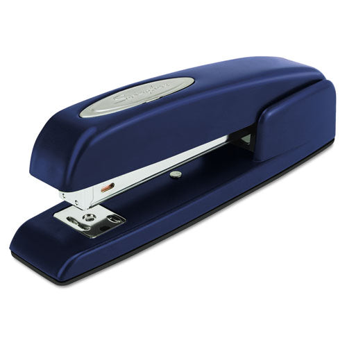 747 Business Full Strip Desk Stapler, 25-sheet Capacity, Royal Blue