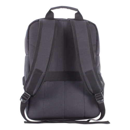 Cadence Slim Business Backpack, Holds Laptops 15.6", 4.5" X 4.5" X 17", Charcoal