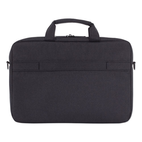 Cadence Slim Briefcase, Holds Laptops 15.6", 3.5" X 3.5" X 16", Charcoal