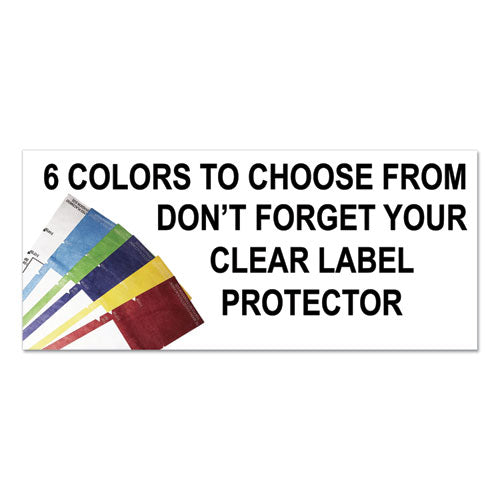 File Pocket Handles, 9.63 X 2, White, 4-sheet, 12 Sheets-pack