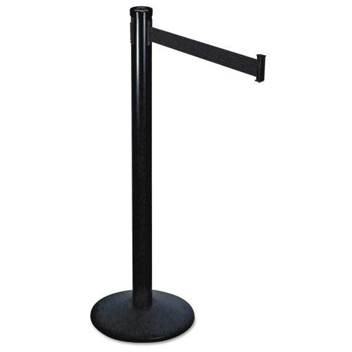 Adjusta-tape Crowd Control Posts Only, Steel, 40" High, Black, 2-box