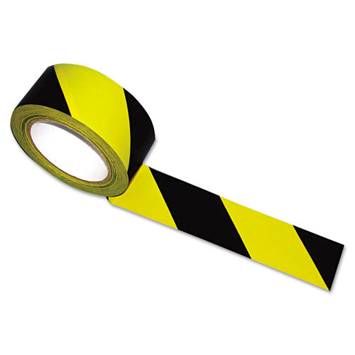 Hazard Marking Aisle Tape, 2w X 108ft Roll