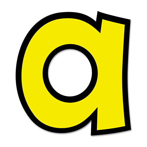 Ready Letters Playful Combo Set, Yellow, 4"h, 216-set