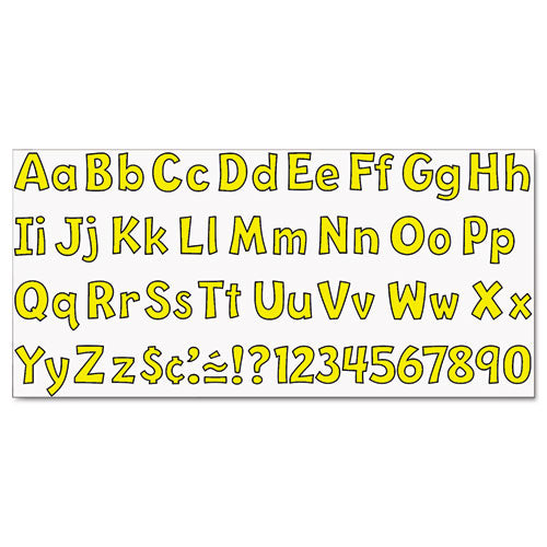 Ready Letters Playful Combo Set, Yellow, 4"h, 216-set