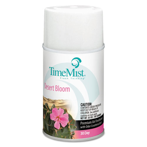 Premium Metered Air Freshener Refill, Desert Bloom, 6.6 Oz Aerosol, 12-carton