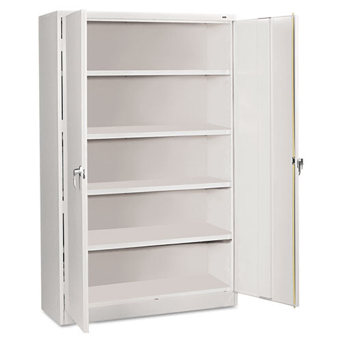 Assembled Jumbo Steel Storage Cabinet, 48w X 18d X 78h, Light Gray
