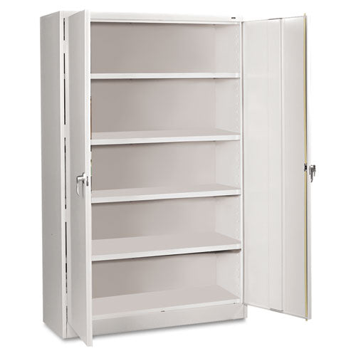 Assembled Jumbo Steel Storage Cabinet, 48w X 24d X 78h, Light Gray