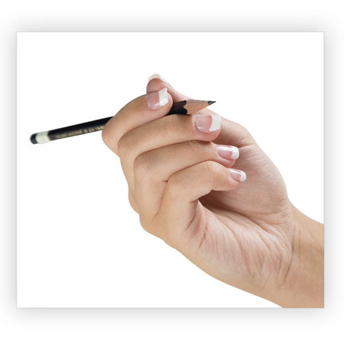 Drawing Pencil Set, 2 Mm, Assorted Lead Hardness Ratings, Black Lead, Black Barrel, 3-pack
