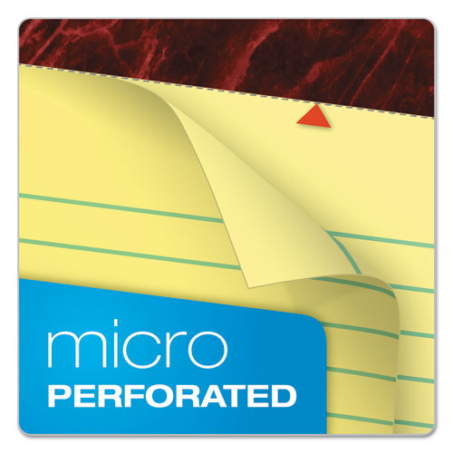 Gold Fibre Writing Pads, Narrow Rule, 8.5 X 11.75, Canary, 50 Sheets, Dozen