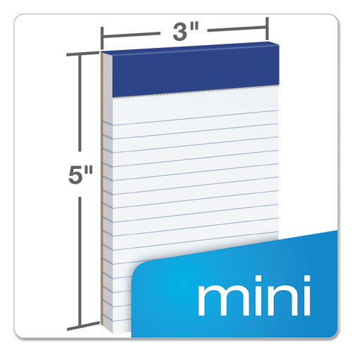 Perforated Writing Pads, Narrow Rule, 3 X 5, 50 Sheets, Dozen