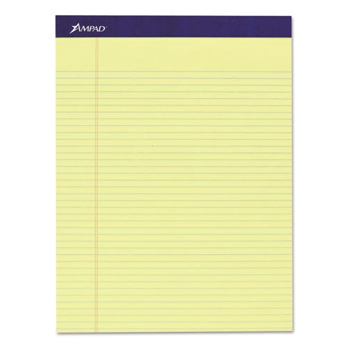 Legal Ruled Pads, Narrow Rule, 8.5 X 11.75, White, 50 Sheets, 4-pack