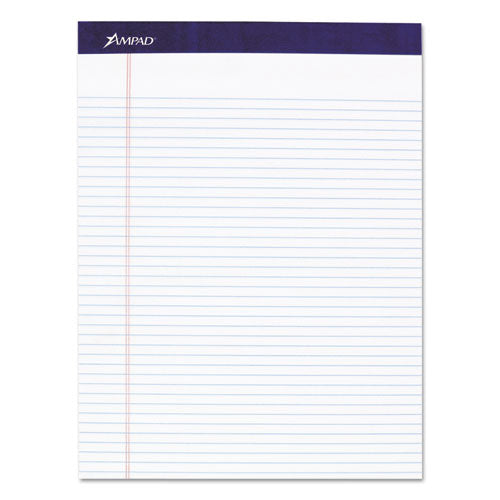 Legal Ruled Pads, Narrow Rule, 8.5 X 11.75, White, 50 Sheets, 4-pack
