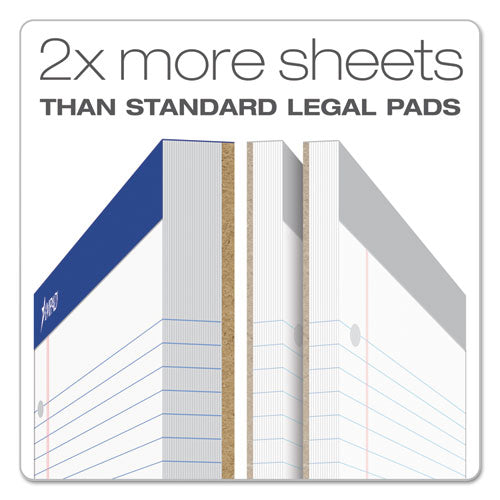 Double Sheet Pads, Medium-college Rule, 8.5 X 11.75, White, 100 Sheets