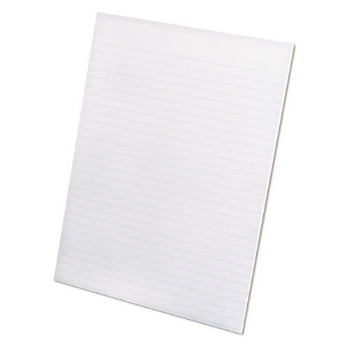Recycled Glue Top Pads, Wide-legal Rule, 8.5 X 11, White, 50 Sheets, Dozen