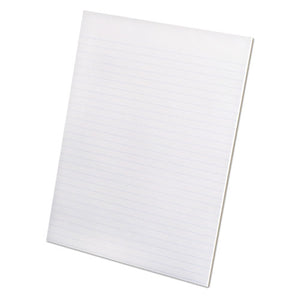 Recycled Glue Top Pads, Wide-legal Rule, 8.5 X 11, White, 50 Sheets, Dozen