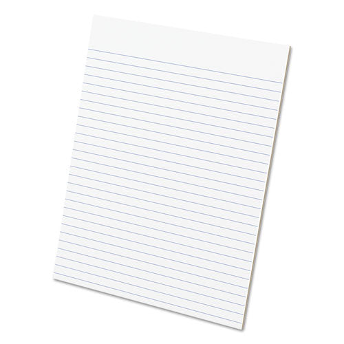 Glue Top Pads, Narrow Rule, 8.5 X 11, Canary, 50 Sheets, Dozen