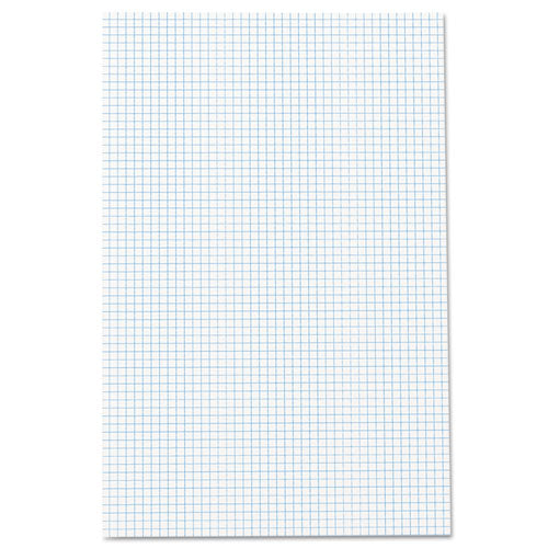 Quadrille Pads, 4 Sq-in Quadrille Rule, 11 X 17, White, 50 Sheets