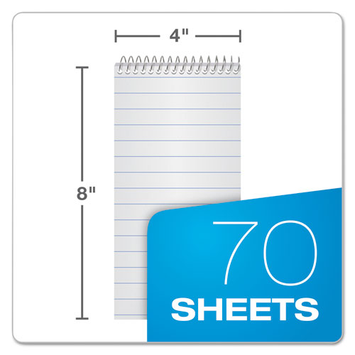 Earthwise By Oxford Reporter's Notebook, Pitman Rule, 4 X 8, White, 70 Sheets
