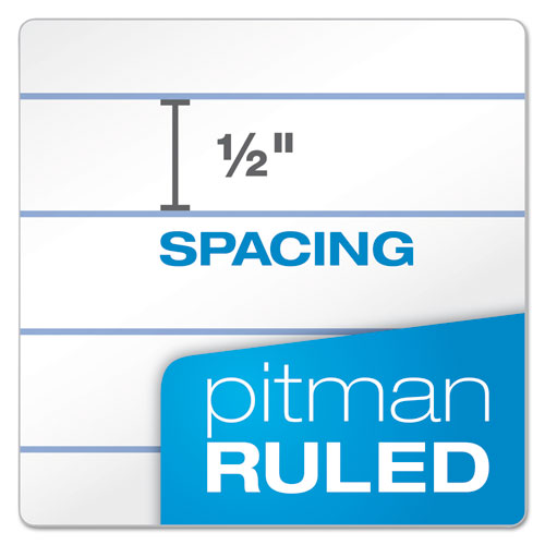 Earthwise By Oxford Reporter's Notebook, Pitman Rule, 4 X 8, White, 70 Sheets