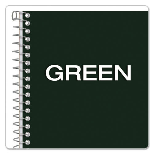 Earthwise By 100% Recycled One-subject Notebook, 1 Subject, Narrow Rule, Green Cover, 8 X 5, 80 Sheets