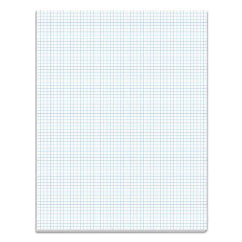 Quadrille Pads, 6 Sq-in Quadrille Rule, 8.5 X 11, White, 50 Sheets