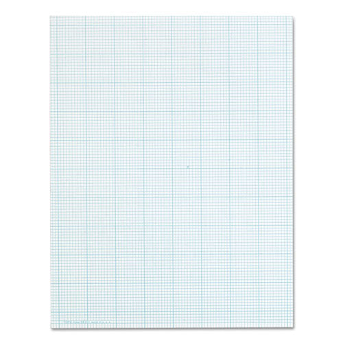 Cross Section Pads, 10 Sq-in Quadrille Rule, 8.5 X 11, White, 50 Sheets