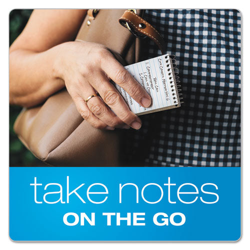Memo Books, Narrow Rule, 3 X 5, White, 60 Sheets, 3-pack
