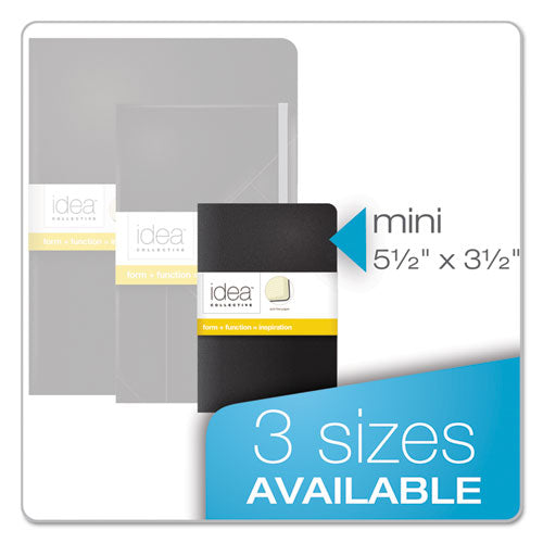 Idea Collective Journal, Wide-legal Rule, Assorted Cover Colors, 5.5 X 3.5, 40 Sheets, 2-pack