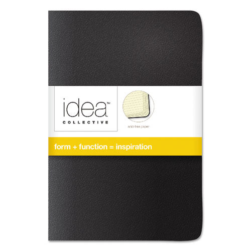 Idea Collective Journal, Wide-legal Rule, Assorted Cover Colors, 5.5 X 3.5, 40 Sheets, 2-pack