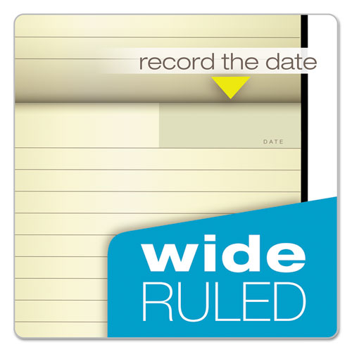 Idea Collective Journal, 1 Subject, Wide-legal Rule, Black Cover, 5 X 8.25, 120 Sheets