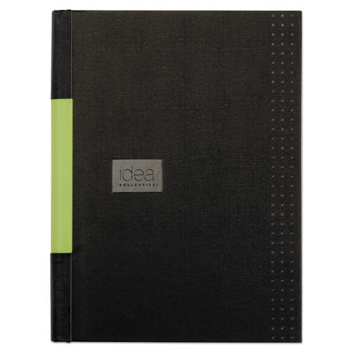 Idea Collective Professional Casebound Hardcover Notebook, 8 1-4 X 11 3-4, Black