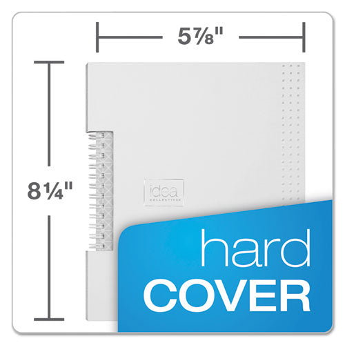 Idea Collective Professional Wirebound Notebook, White, 5 7-8 X 8 1-4, 80 Pages