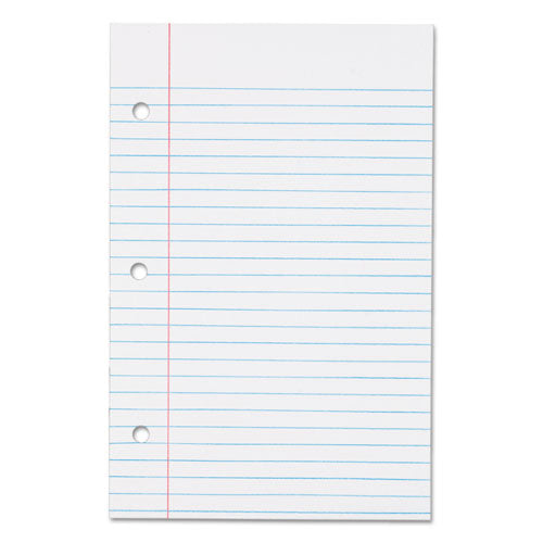 Filler Paper, 3-hole, 5.5 X 8.5, Medium-college Rule, 100-pack
