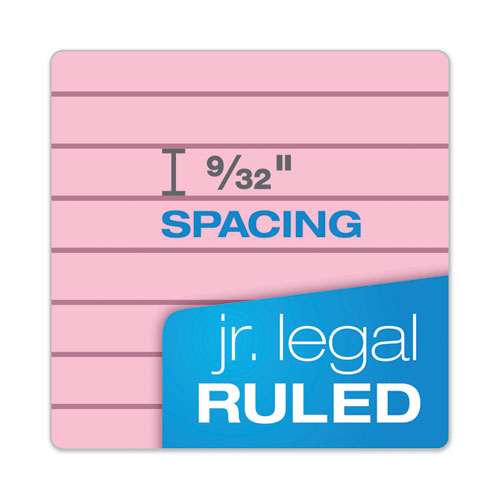 Prism + Writing Pads, Narrow Rule, 5 X 8, Assorted Pastel Sheet Colors, 50 Sheets, 6-pack