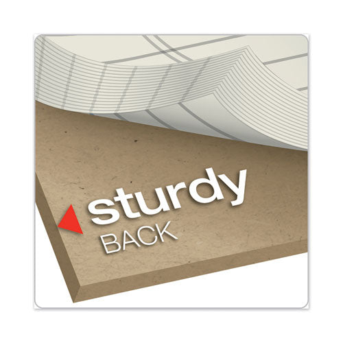 Prism + Writing Pads, Narrow Rule, 5 X 8, Pastel Ivory, 50 Sheets, 12-pack