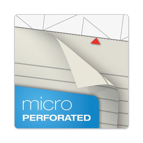 Prism + Colored Writing Pads, Wide-legal Rule, 8.5 X 11.75, Ivory, 50 Sheets, 12-pack