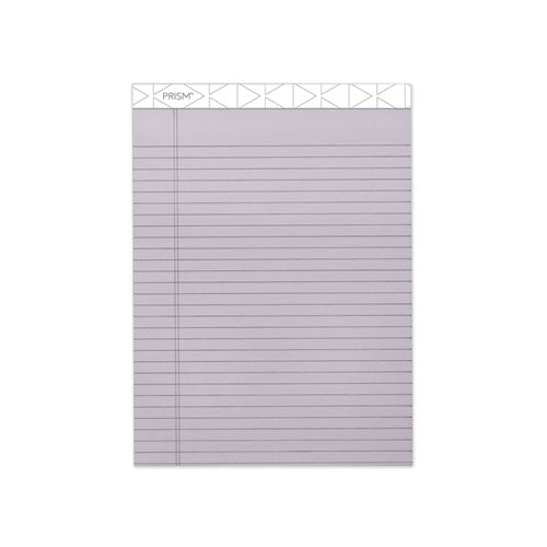 Prism + Colored Writing Pad, Wide-legal Rule, 8.5 X 11.75, Orchid, 50 Sheets, 12-pack