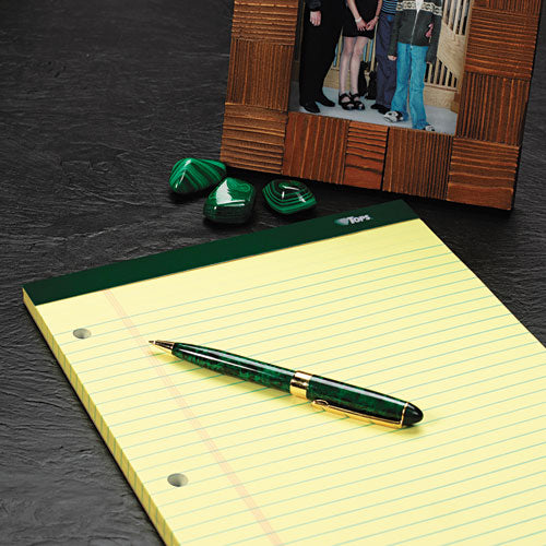 Double Docket Ruled Pads, Wide-legal Rule, 8.5 X 11.75, Canary, 100 Sheets