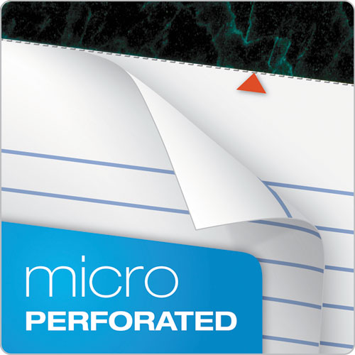 Docket Ruled Perforated Pads, Wide-legal Rule, 8.5 X 11.75, White, 50 Sheets, 6-pack