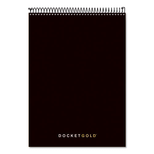 Docket Gold Planners & Project Planners, Narrow, Black, 8.5 X 6.75, 70 Sheets