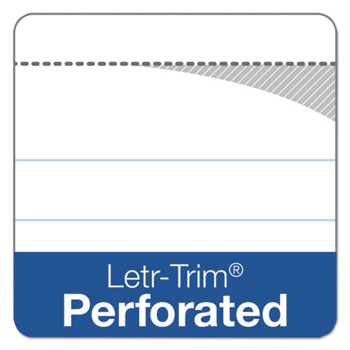 Docket Ruled Perforated Pads, Medium-college Rule, 3 X 5, White, 50 Sheets, 12-pack