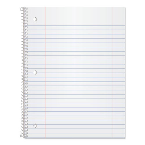Coil-lock Wirebound Notebooks, 1 Subject, Wide-legal Rule, Assorted Color Covers, 10.5 X 8, 70 Sheets