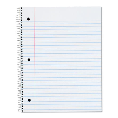 Coil-lock Wirebound Notebooks, 1 Subject, Medium-college Rule, Assorted Color Covers, 10.5 X 8, 70 Sheets