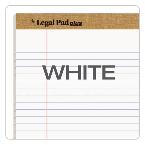 "the Legal Pad" Perforated Pads, Wide-legal Rule, 8.5 X 14, White, 50 Sheets, Dozen