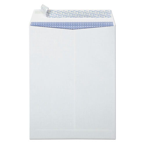 Gold Fibre Fastrip Release & Seal White Catalog Envelope, #10 1-2, Cheese Blade Flap, 9 X 12, White, 100-box